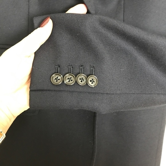 J. Crew Navy Wool Schoolboy Blazer 2 Button 4T - Picture 6 of 8